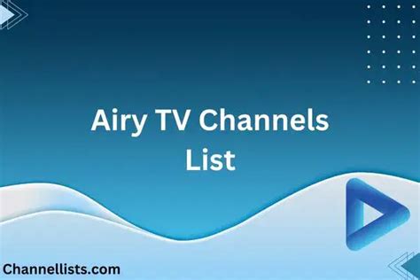 We even have Comedy Stand-up. . Airy tv live channels